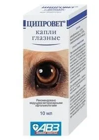 „Tsiprovet“ medicamente - picături pentru ochi pentru pisici și câini