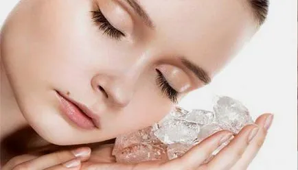 Ice facial rețete cuburi riduri pentru ștergere