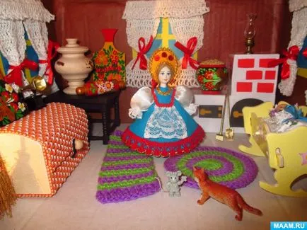 Макет «російська хата» (дитячі вироби) Макет «російська хата»