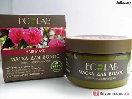 Hair Mask visszaállítja Ecolab - „helyreállítja a haj maszk szilikon-mentes! mi olyan