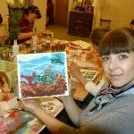 master-class pentru a crea picturi din nisip în Ekaterinburg
