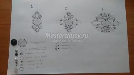 master-class pentru a face brodată brosa „zi-noapte“ tutorial video