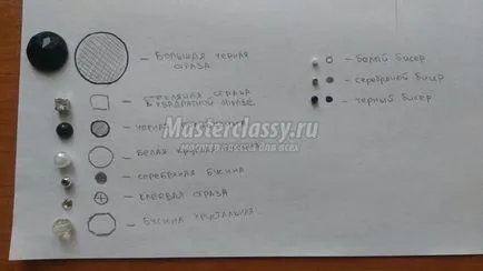 master-class pentru a face brodată brosa „zi-noapte“ tutorial video