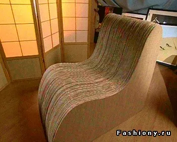 Мебели, направени от материал импровизирана