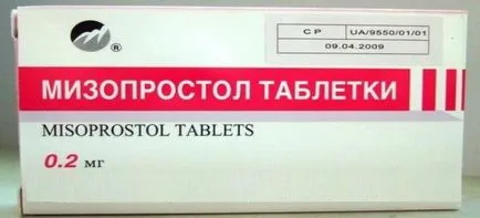 Misoprostol - instrucțiuni de utilizare pentru întreruperea sarcinii