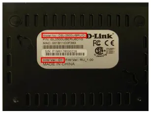 Configurarea link-ul de router d 2500u-te