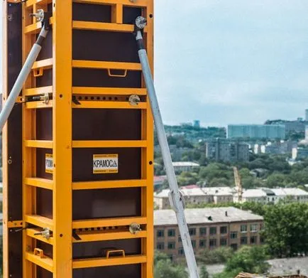 Oszlopos formában lépésről lépésre telepítési utasításokat, épület portál