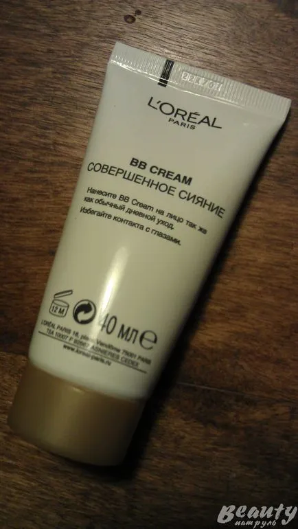 Recenzii BB crema L 'Oreal Paris nutriție de lux bb strălucirea perfectă