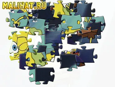 Puzzle - A játék SpongyaBob