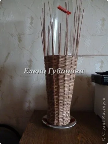 Wicker ваза, художници страни