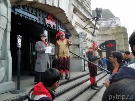 A látogatás után a szoba félelem London Dungeon