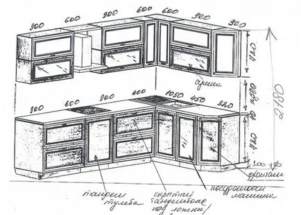 Design propriu de bucătărie, ia în considerare toate nuanțele