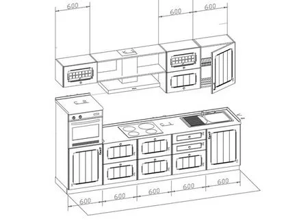 Design propriu de bucătărie, ia în considerare toate nuanțele