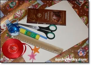 Як упакувати шоколадку - листівка шоколадница (як упакувати шоколадку красиво) Як упакувати шоколадку - листівка шоколадница