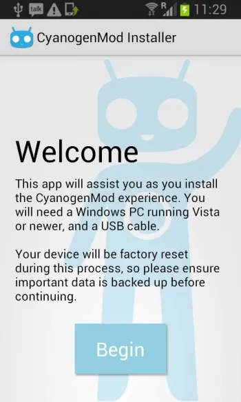 Як встановити прошивку cyanogenmod за допомогою інсталятора cyanogenmod на андроїд (як встановити) Як встановити прошивку cyanogenmod за допомогою інсталятора cyanogenmod на андроїд