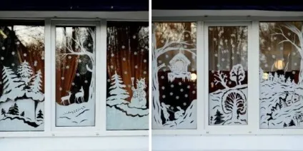 Як прикрасити вікно на новий рік 2017 - 5 способів і 30 фото (новий) Як прикрасити вікно на новий рік 2017 - 5 способів і 30 фото