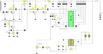 Приемник SAW резонатор за работа с грешки