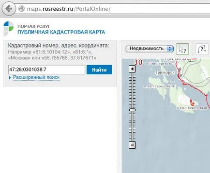 Публична кадастрална карта - как да извлечете информацията на сайта, знаейки своята брой кадастрален или адрес