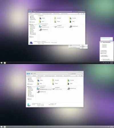 A különböző elegáns témák Windows 7 ingyen