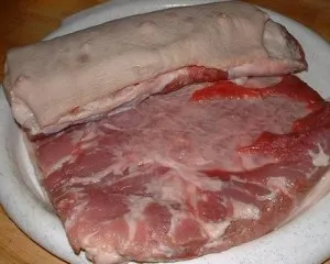 Reteta sărare abdominale de porc