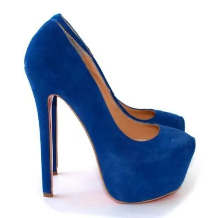 От какво да се носят сини обувки - модерен цвят от година на година