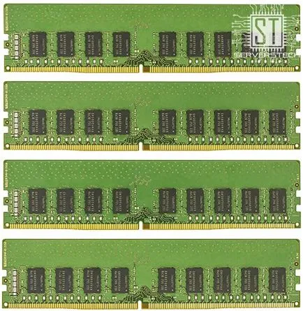 Tehnologia Server - ecc vs efect de memorie non-ECC privind performanța tipului de procesor