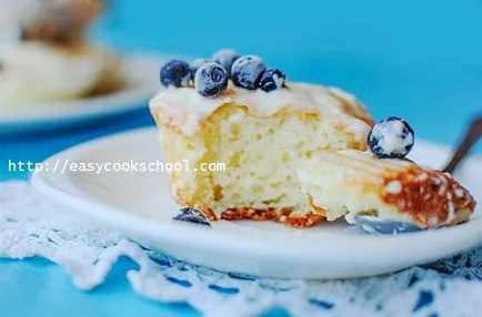 Cheesecakes de brânză de vaci în rețetă cuptor cu fotografii pas cu pas, rețete ușor