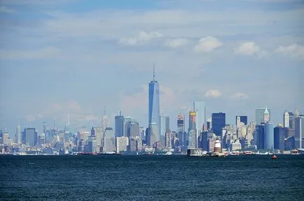 Statuia Libertății (Statuia Libertății) și Staten aydend (insula staten)