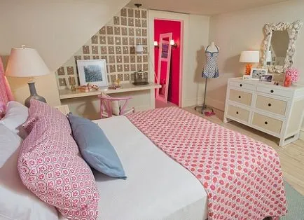 Стилна стая за едно момиче на 16 години дизайн, снимки
