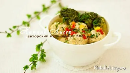 Leves húsgombóc - erős fény leves recept