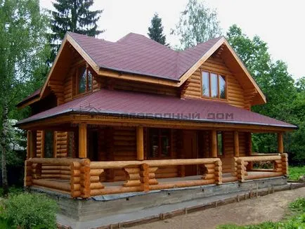 Будівництво дерев'яних будинків з оциліндрованих колод під ключ