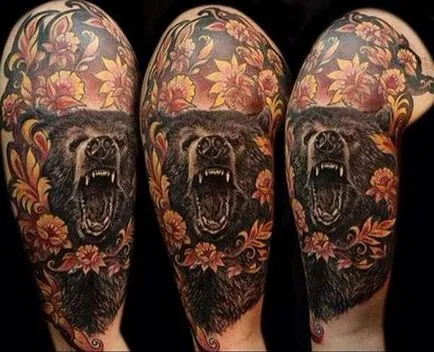 Tatuaj valoare tatuaj urs, 35 de fotografii, schițe
