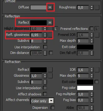 Textura hărți reflecții carte v-ray, cg-evoluție