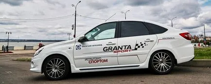 Tesztvezetés lada Granta sport (Lada Grant Sport) 128 erők