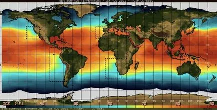 Temperatura lume apele oceanului