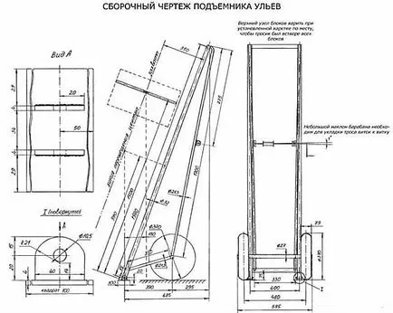 motostivuitor pentru stupi cu mâinile lor