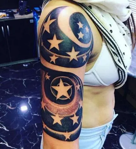 Tattoo csillag tetoválás értéke 40 fotók, vázlatok