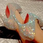 Louboutin cipő, cipő, piros talpú Christian Louboutin