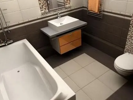 Csemperagasztás a fürdőszoba padlóján - video oktatóanyagokat