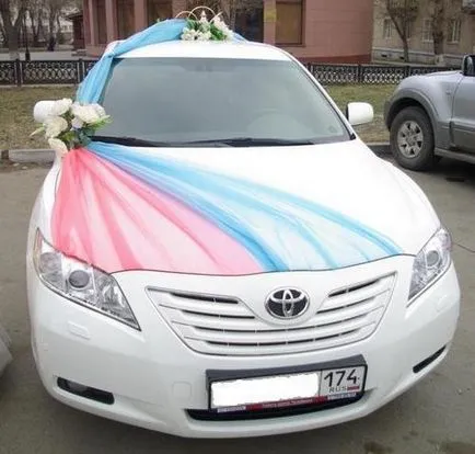 Прикраса весільних машин своїми руками