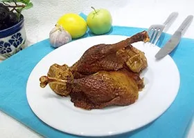Duck umplute cu cartofi pas cu pas de gătit