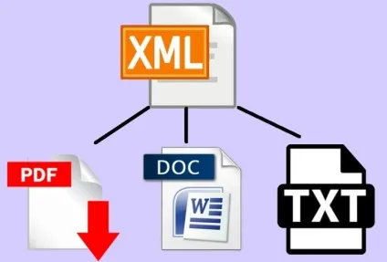 Як xml перетворити в pdf, word або txt (як файл xml перевести перетворити відкрити конвертувати в pdf word txt) Як xml перетворити в pdf, word або txt