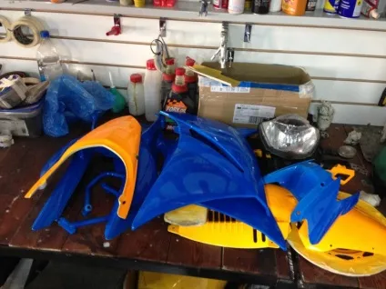 Як я вирішив перефарбувати свій мотоцикл! (Xt660x) Як я вирішив перефарбувати свій мотоцикл!