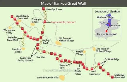 Великата китайска стена - къде да отида и как да стигнем до там, защо Китай