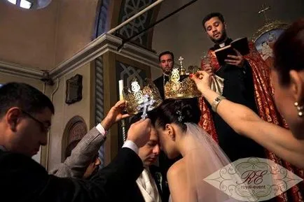 Esküvő az örmény egyház moszkvai