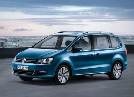 Volkswagen Sharan 2015 2016 fotó leírások Diesel Volkswagen Sharan, vélemények az autótulajdonosok