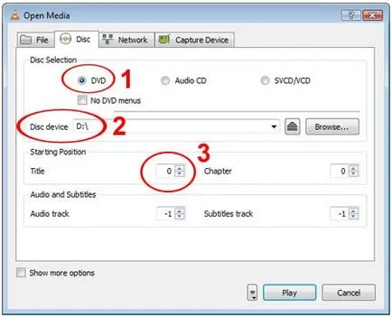 VLC játszani dvd -, hogyan kell játszani dvd filmek VLC Media Player