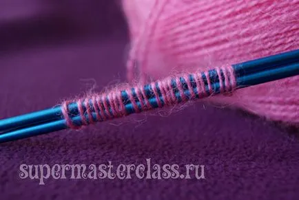 Șirag de mărgele de ace de tricotat ateliere de master class pe obiecte de artizanat