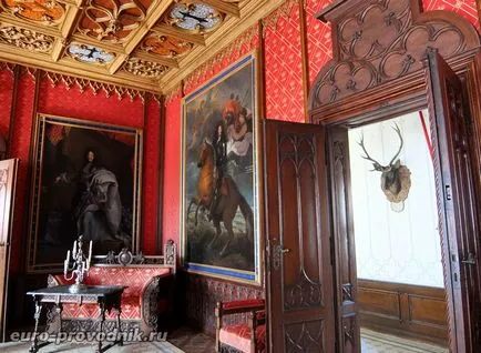 Cseh várak és képek a belső vár Sychrov