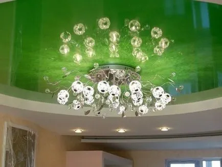 Green тавана в интериора - най-добрите идеи за Вашия дом